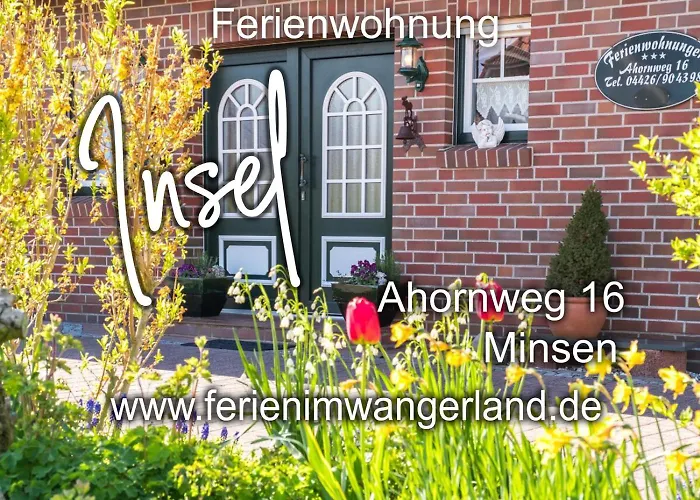 Ferien Im Wangerland Ferienwohnung Insel Minsen Schillig Hund Pool Sauna