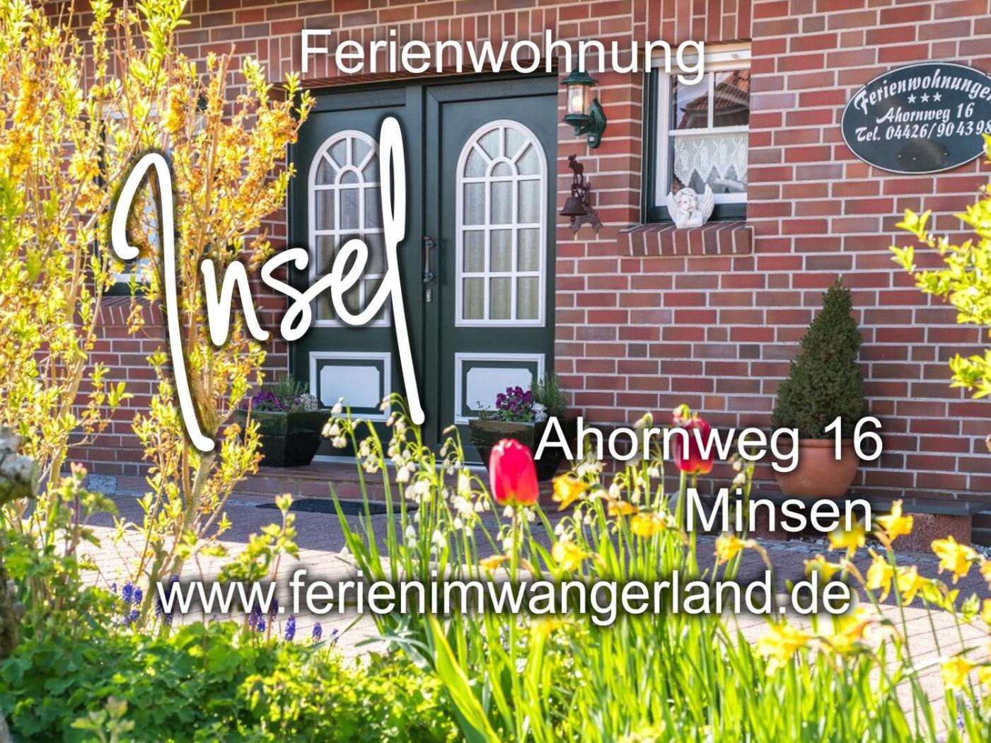 Apartment Ferien Im Wangerland Insel Minsen Hund Pool Sauna *